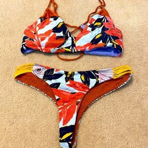 Majaii reversible thong bikini
